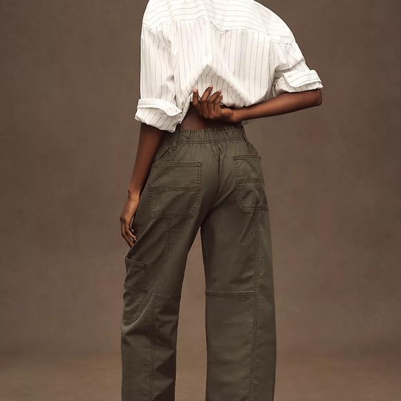 Pilcro Utility Drawstring Pocket Pants/Anthropologie/Size Large/New - Picture 3 of 15